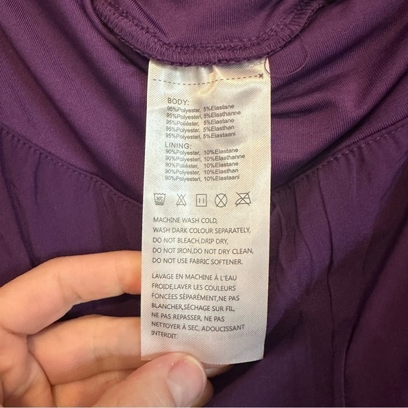 NWOT never worn XXL purple running shorts - Picture 5 of 7